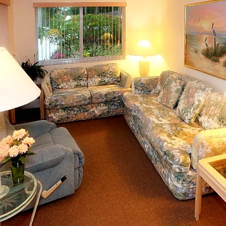 Comfortable Living Areas in Assisted Living Home